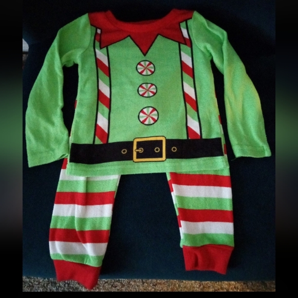 PJs & Presents Elf Pajamas - Picture 2 of 3